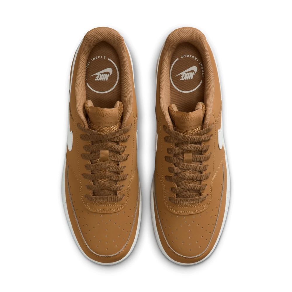 Nike Court Vision Low Men's Shoes Wheat Sail Size 11.5 Sneakers New With Box - Picture 6 of 9